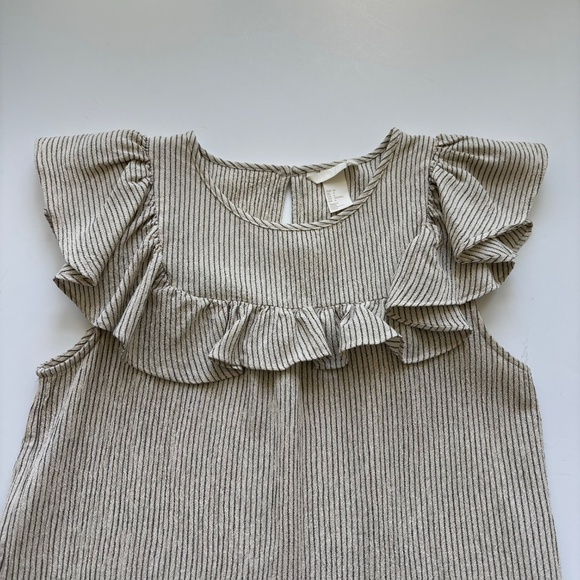 Pin Stripe Ruffle Blouse - Picture 9 of 12
